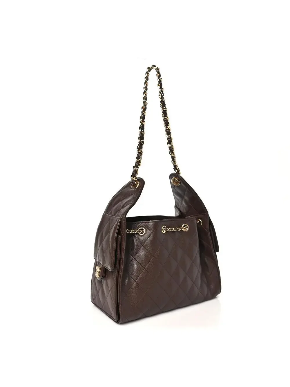 Caviar Quilted Small Chanel 25 Handbag #328916C99B